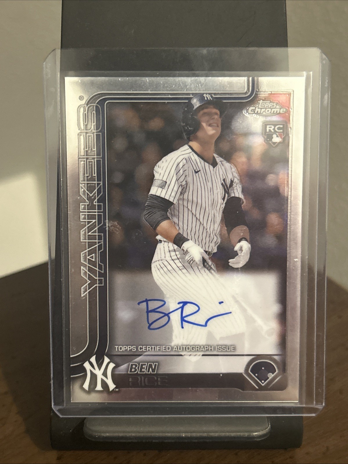 2025 Topps Chrome - Rookie Autographs Ben Rice #RA-BR (AU, RC)