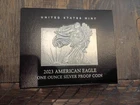 2023-S American Silver Eagle Proof Dollar $1 Box COA US Mint Bullion OGP 23EM
