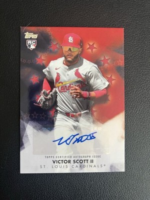 2024 Topps Update - Victor Scott II #BSAU-VS (RC) 04/25 Stars AUTO- Cardinals