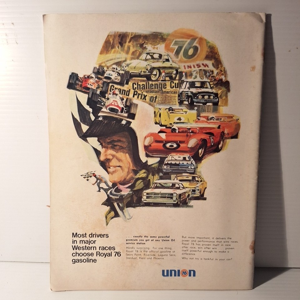 6th Annual Hot Rod Magazine Championship Drag Races Program Riverside ...