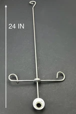 MRI IV Pole Nonferrous Hanging IV Pole Nova Instrument Corp 24 IN Length