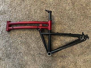 Montague Fit Custom Red Alloy Road/Gravel Bicycle Frame