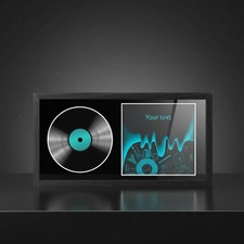 Musikalbum-Displayrahmen zum aufstellen und aufh&auml;ngen CD-Rahmen handgefertigt