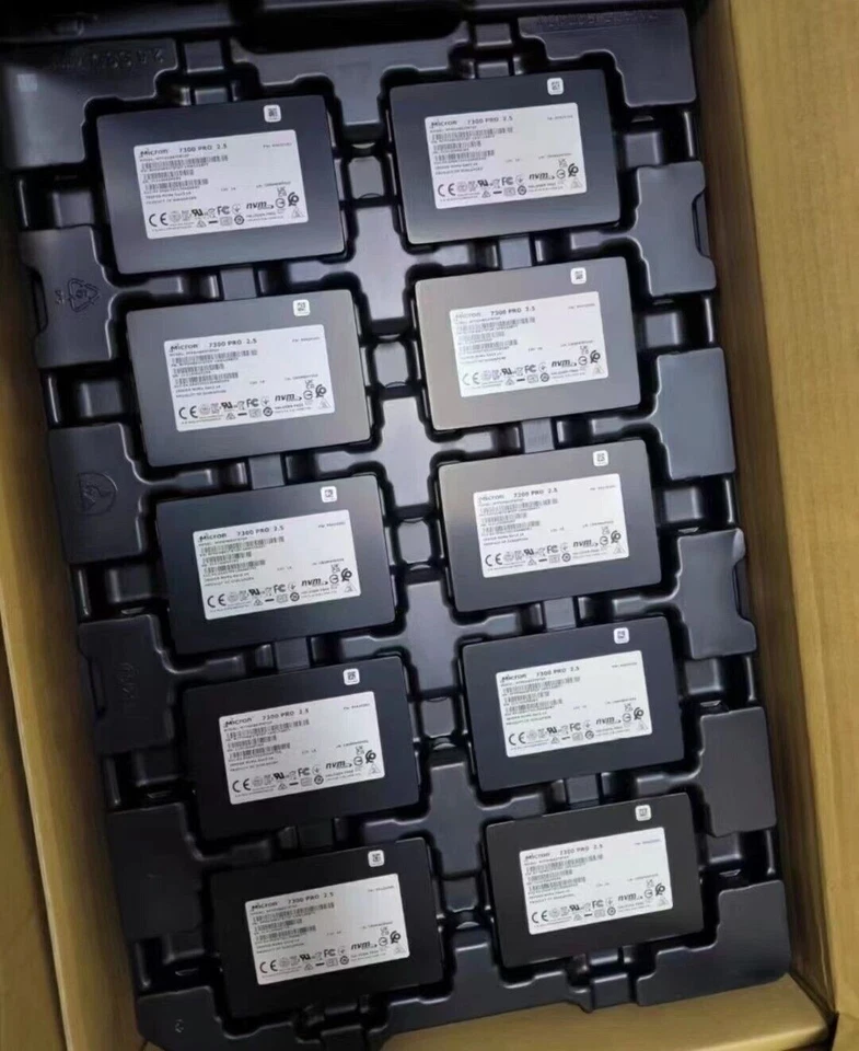 3.84TB MICRON SSD 7300 PRO U.2 MTFDHBE3T8TDF 3.84T SSD 2.5" NVMe 3480GB SSD - Image 2 of 2