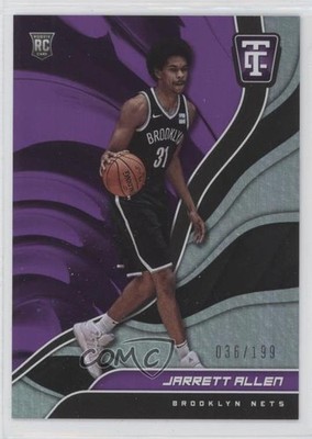 2017 Panini Totally Certified Rookies Purple 36/199 Jarrett Allen Rookie RC bj6