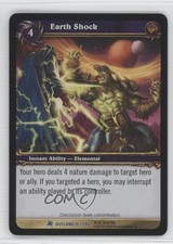 2007 World of Warcraft TCG: Fires of Outland Earth Shock #76