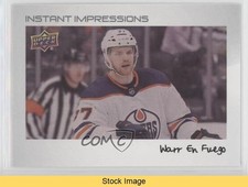 2022 Upper Deck Series 2 Instant Impressions Nickname Warren Foegele READ 12wr