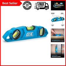 Aluminium OX Pro Torpedo Level 230mm - Accurate & Reliable Measuring Tool