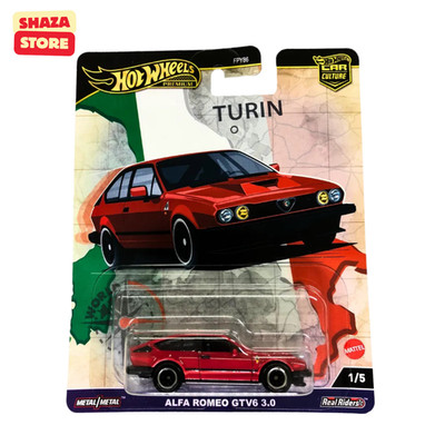 Hot Wheels Premium 2024 HW Car Culture World Tour 1/5 Red Alfa Romeo GTV6 3.0