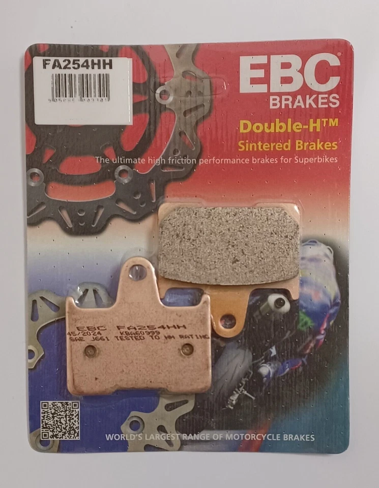 Plaquettes De Frein Arrière EBC FA254HH Pour Suzuki GSXR1000 2001-2006 (1 Jeu) - Photo 1/4