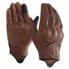Leather Touch Screen Motorcycle Gloves for Men, Size L, Riding  Driving