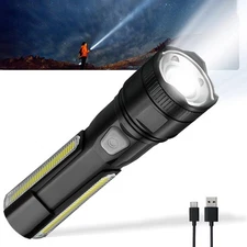 LED Flashlight Rechargeable Tent Light Camping Multifunctional Foldable Lamp