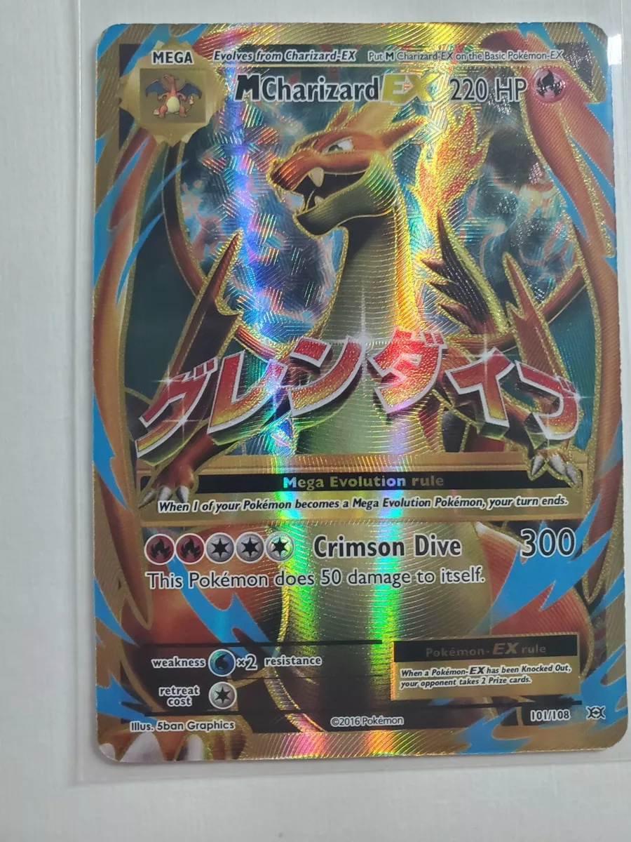  Pokemon - Mega-Charizard-EX (101/108) - XY Evolutions