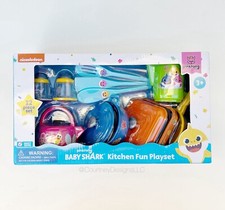 Baby Shark Kitchen Fun Playset 12 Piece Set- NEW  Baby Shark Toy Kitchen Toy