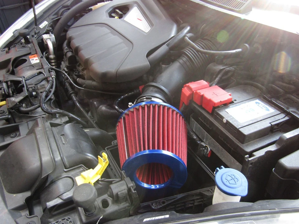 Red/Blue Induction Cone Air Filter FOR DAIHATSU Naked 1999-2005 - Image 2 of 3