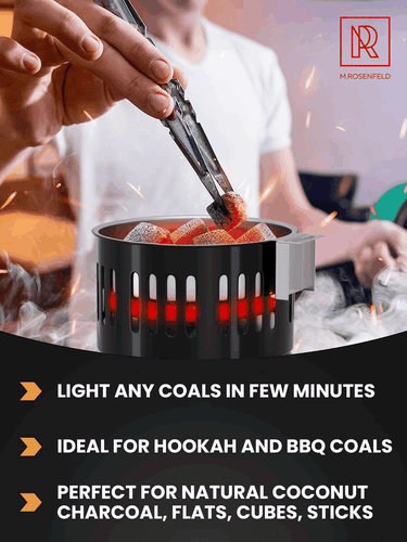 Premium Hookah Coal Burner Black Burner for Hookah 800W FIRE Tower - Picture 6 of 8