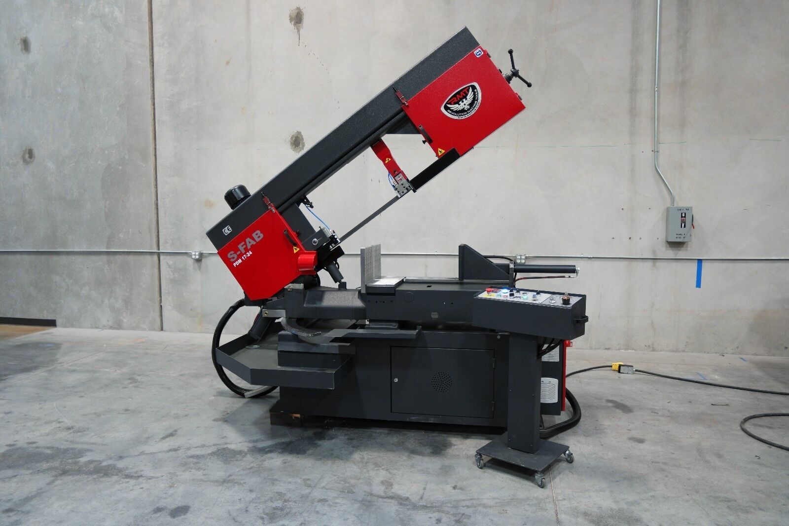 NEW NC Semi-Automatic Horizontal Double Miter Bandsaw RMT S-FAB PDM NC 17"x24"
