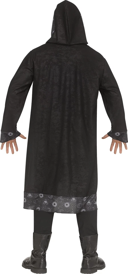 Fantasia masculina adulta feiticeiro celestial tamanho único NOVA máscara de roupão de feiticeiro - Imagem 2 de 4