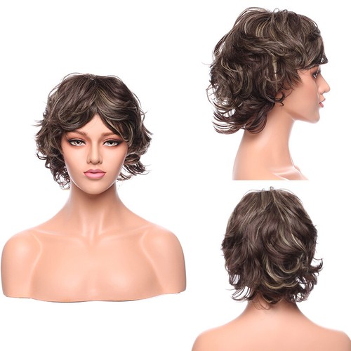 US Natural Long Wavy Curly Straight Wigs Hair Full Wigs Cosplay Party Sexy Women - Picture 18 of 51