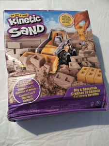 kinetic sand dig and demolish