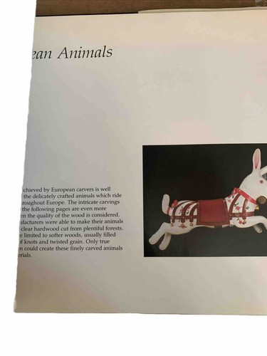 The Carousel Animal Book By Tobin Fraley Hardcover With Dust Cover - Foto 8 di 17