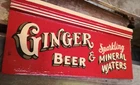 Ginger Beer Sign, vintage style