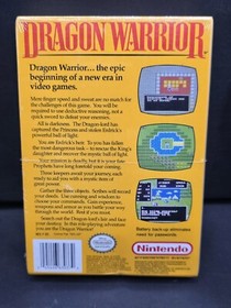 1989 Dragon Warrior Nintendo Nes REV-A Poster Letter Box  BRAND NEW SEALED 