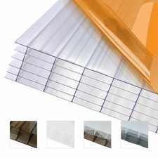 35mm Polycarbonate Roof Sheet Conservatory Carport Canopy Multiwall Roofing