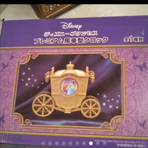 Horloge de table princesse Disney pas à vendre Japon NEUVE cloche Cendrillon Raiponce - Photo 2/12