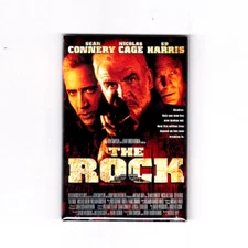 THE ROCK (1996) - 2" x 3" MOVIE POSTER MAGNET (nicolas nic cage action bay)