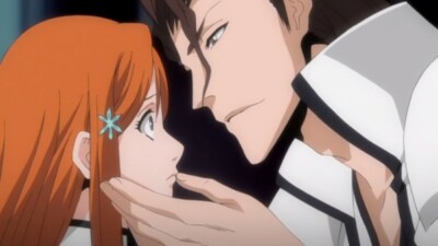 Anime aizen sousuke inoue orihime arrancar clothes Stitched Gaming Mat Desk