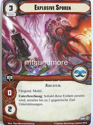 Warhammer 40000 Conquest LCG - 1x #085 Explosive Sporen - Suche nach Wahrheit