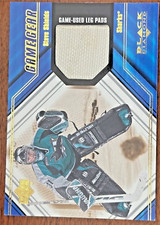 2000-01 UD Black Diamond Game Gear Hockey Card #LSS Steve Shields -Leg Pads