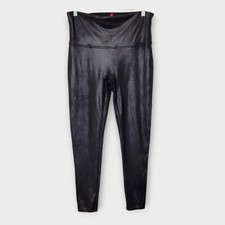 Spanx Faux Leather Leggings XL Black