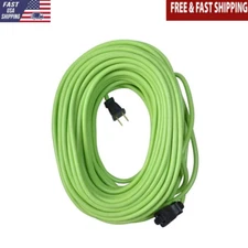 Outdoor 120ft Heavy Duty Flexible Extension Cord 16-Gauge Waterproof 10Amps New