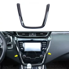 Carbon Fiber ABS Center Console Panel Button Trim For Nissan Murano 2015-2024