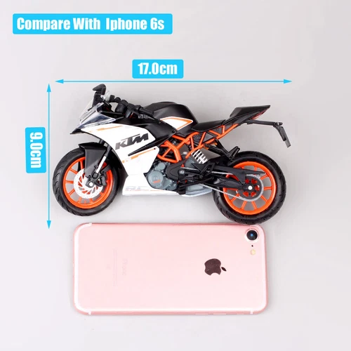 Automaxx 1:12 Scale KTM RC 390 2014 Motorcycle Diecast Model Race Bike Kids Toy - Picture 6 of 15
