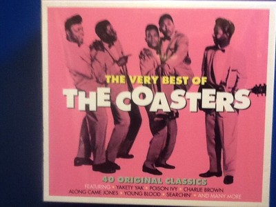THE. COASTERS.             FORTY. ORIGINAL.  CLASSICS.       TWO COMPACT DISCS. 
