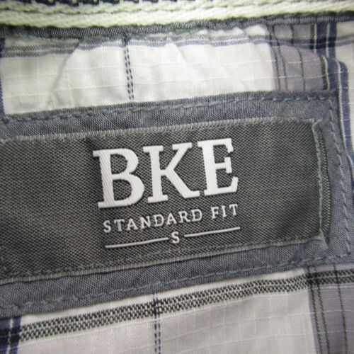 BKE Shirt Long Sleeve Mens Small Standard Fit Button Front Plaid Pockets - Picture 3 of 10
