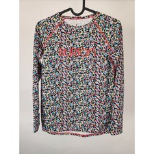  V Burton dryride Youth Girls shirt LS base layer lightweight colorful sz M