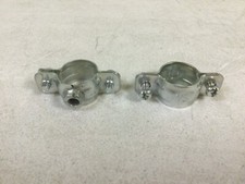 NEW,  LOT OF 2  1/2 INCH METAL CLAMPS, FREE SHIPPING