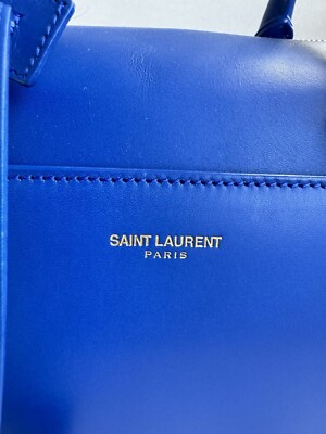 YSL Saint Laurent cobalt blue speedy | eBay