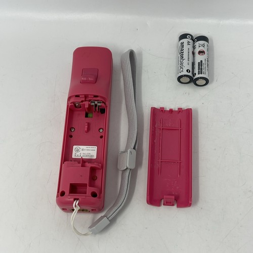 Nintendo OEM Motion Plus Wii Mote Remote Pink Controller Official RVL-036 - Picture 5 of 8