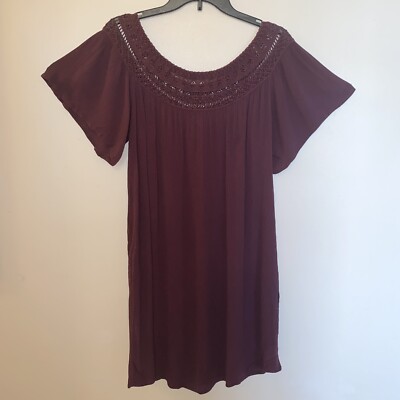 burgundy sweater dress forever 21 Off-the-Shoulder Mini Sweater Dress in Egret-swatch main image 1