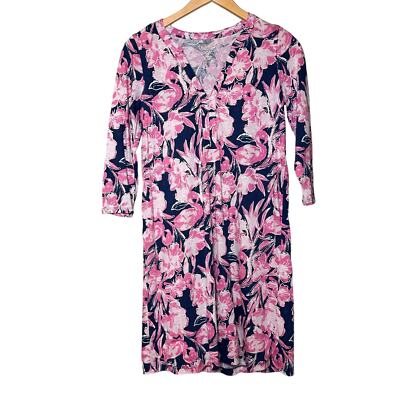 lilly pulitzer pink flamingo dress Lilly Pulitzer Phipps Pink Flamingo Vintage Shift Dress 2