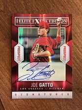 Joe Gatto 2014 Elite Extra Edition Signatures Red Auto #33 Angels /599