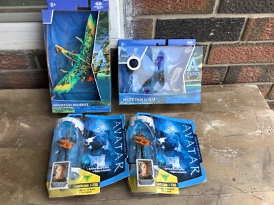 avatar assorted action figures sealed with package wear- sold as lot only