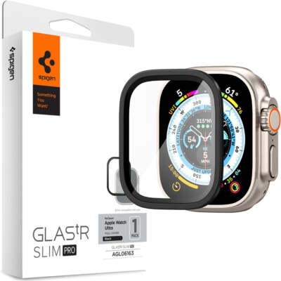Schutzglas für Smart Watch Ultra 3/2/1 49 mm Spigen Displayschutzglas Hartglas