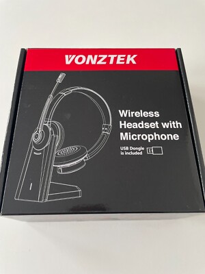 Vonztek Kabelloses Headset, Bluetooth-Headset, Bluetooth-Headset mit Mikrofon, H