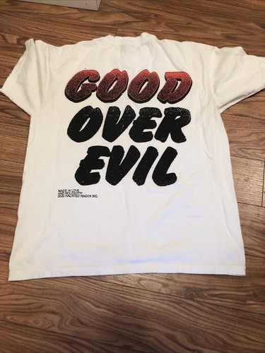 Rare ONLINE CERAMICS Black Lives Matter BLM Good Over Evil T Shirt Streetwear L - Picture 6 of 8
